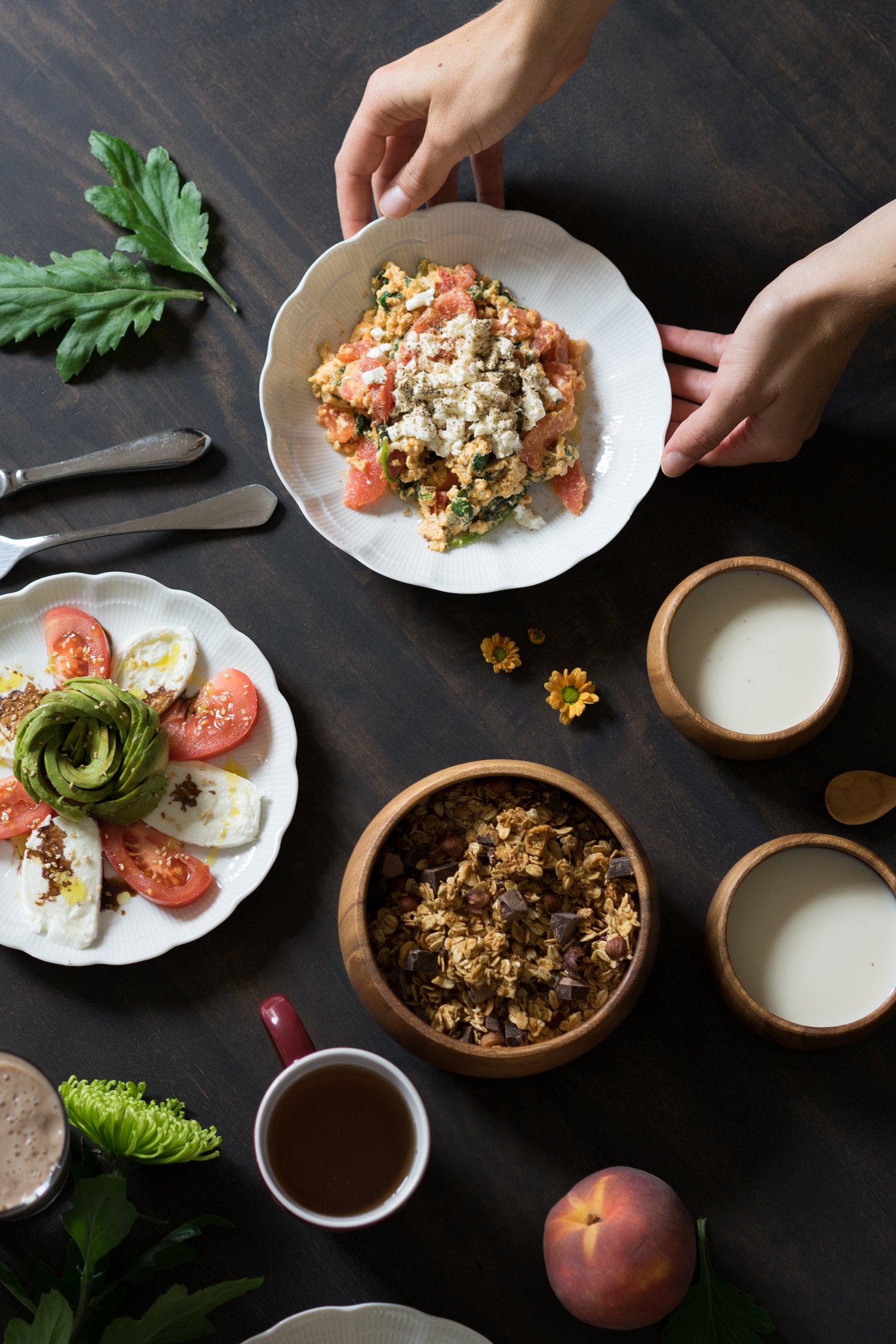 Brunch homemade sain, bio, végétarien et ultra gourmand