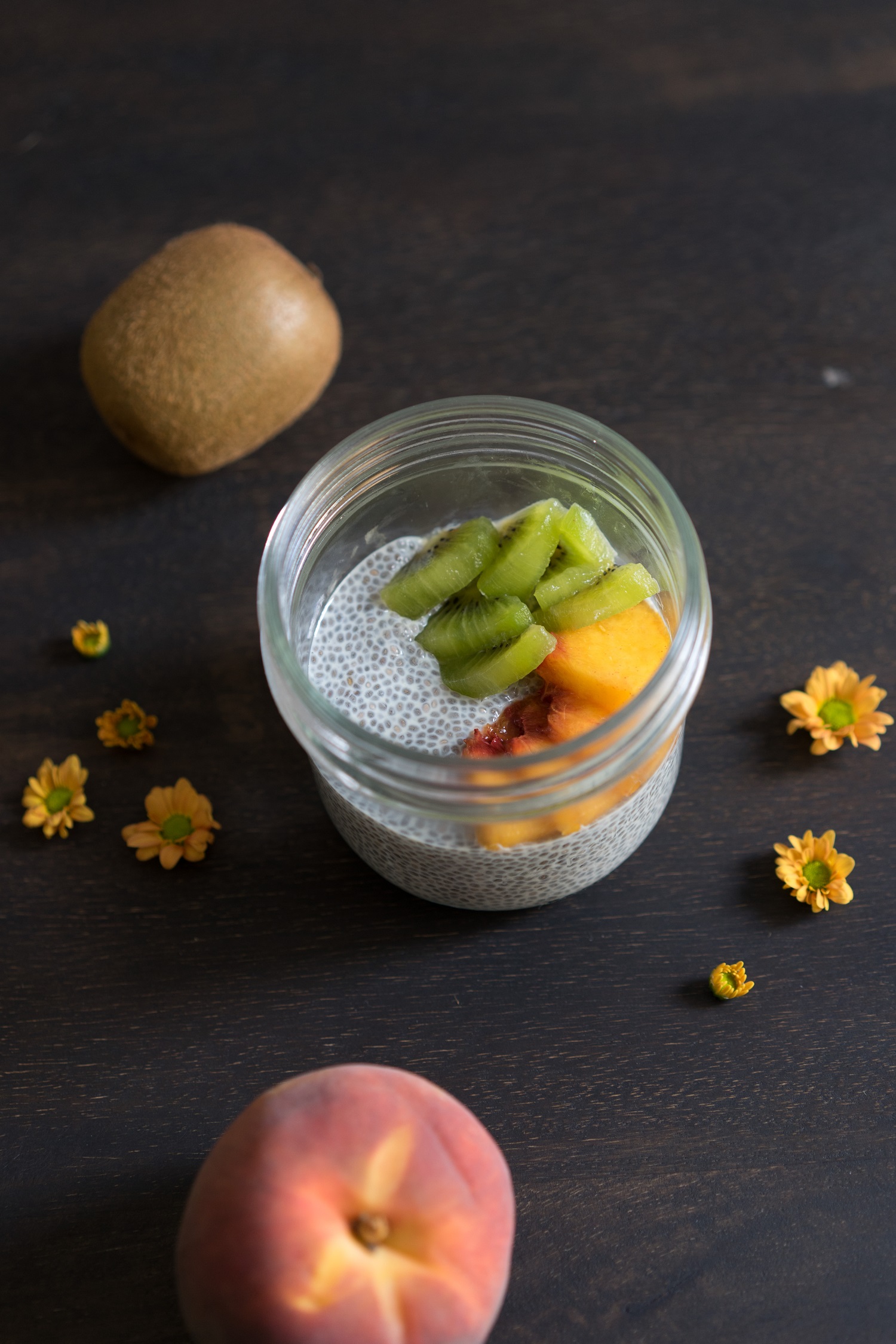 recette chia pudding au lait végétal, brunch du dimanche