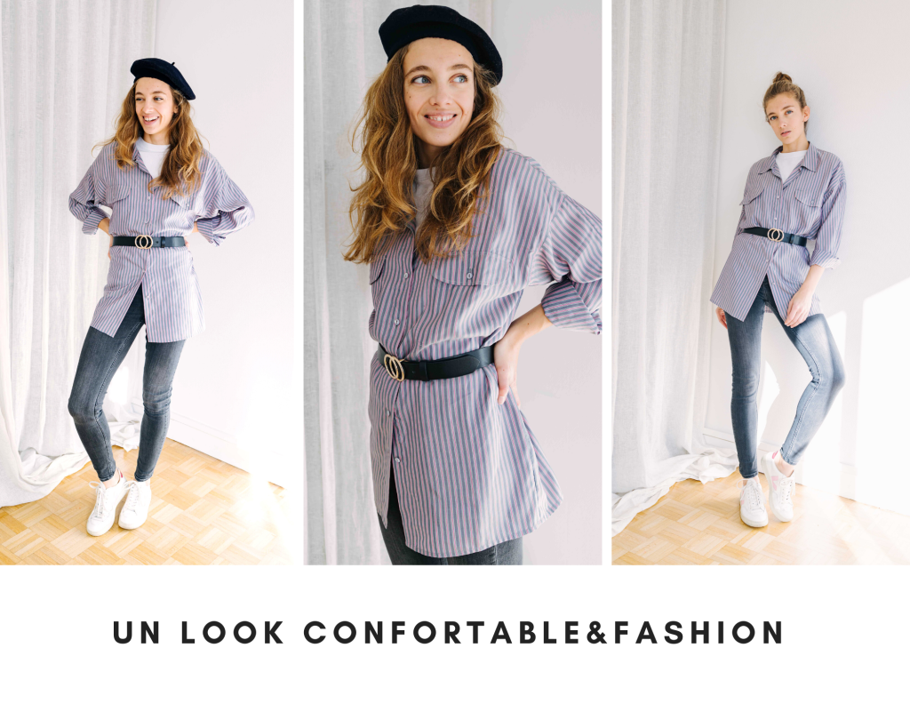 mes idees naturelles chemise oversize look confortable, stylé, fashion, garde robe minimaliste